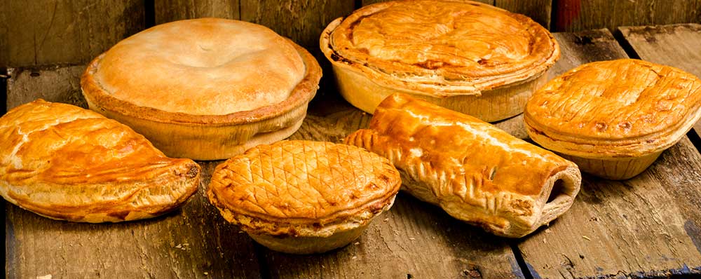 Baked pies and pasties